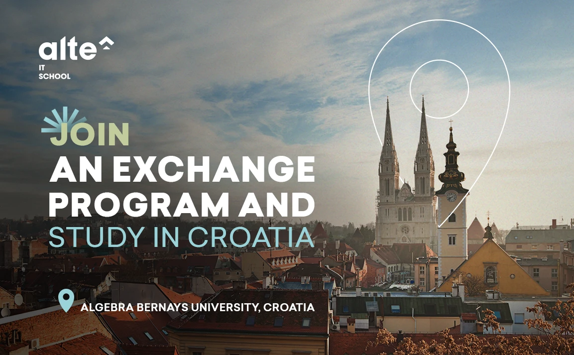 Alte University announces an exchange program in Croatia, at Algebra Bernays University.