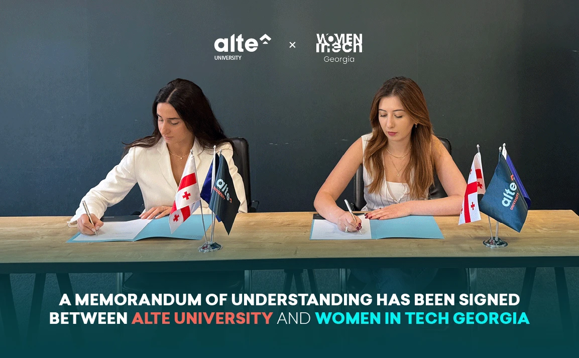 A Memorandum of Understanding has been signed between Alte University and Women in Tech Georgia.