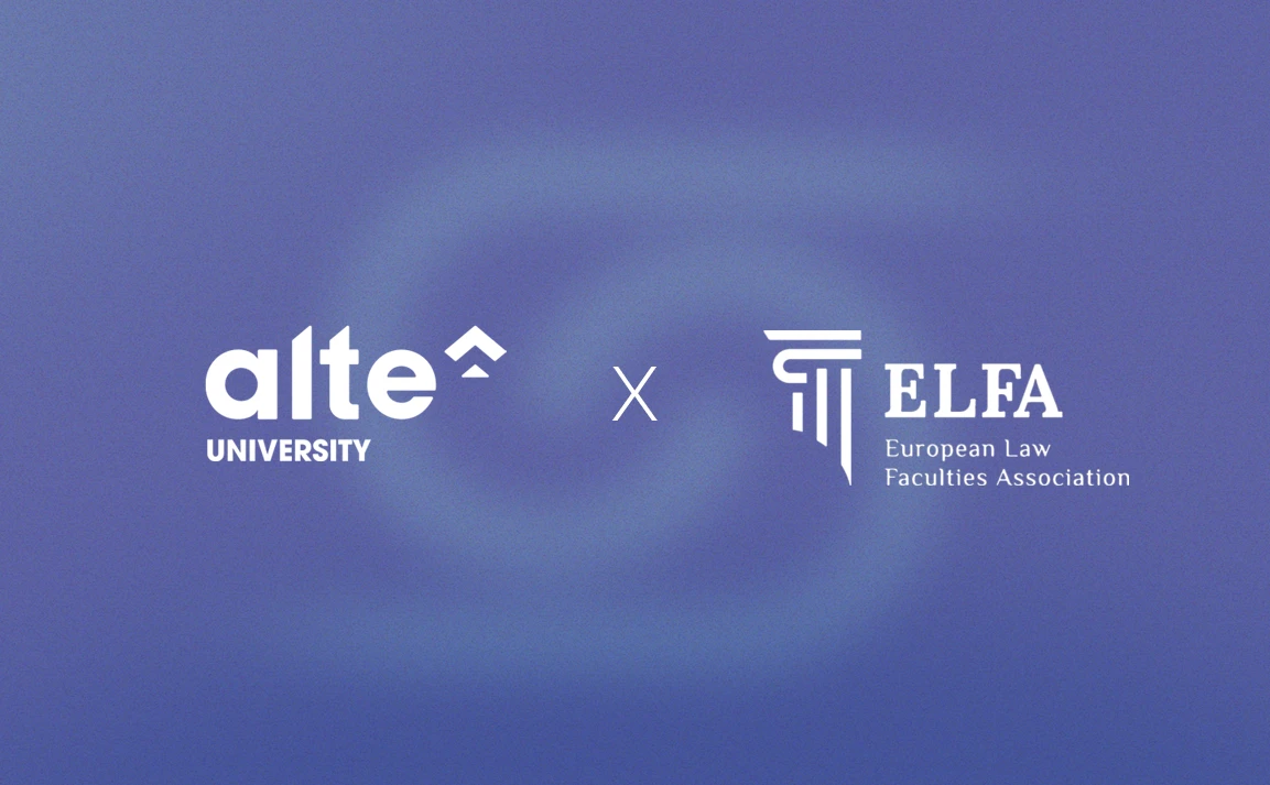 Law and Social Sciences School of Alte University has become a member of the European Law Faculties Association (ELFA)