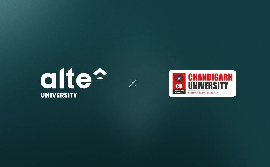 Alte University has signed a Memorandum of Cooperation with the University of Chandigarh in India